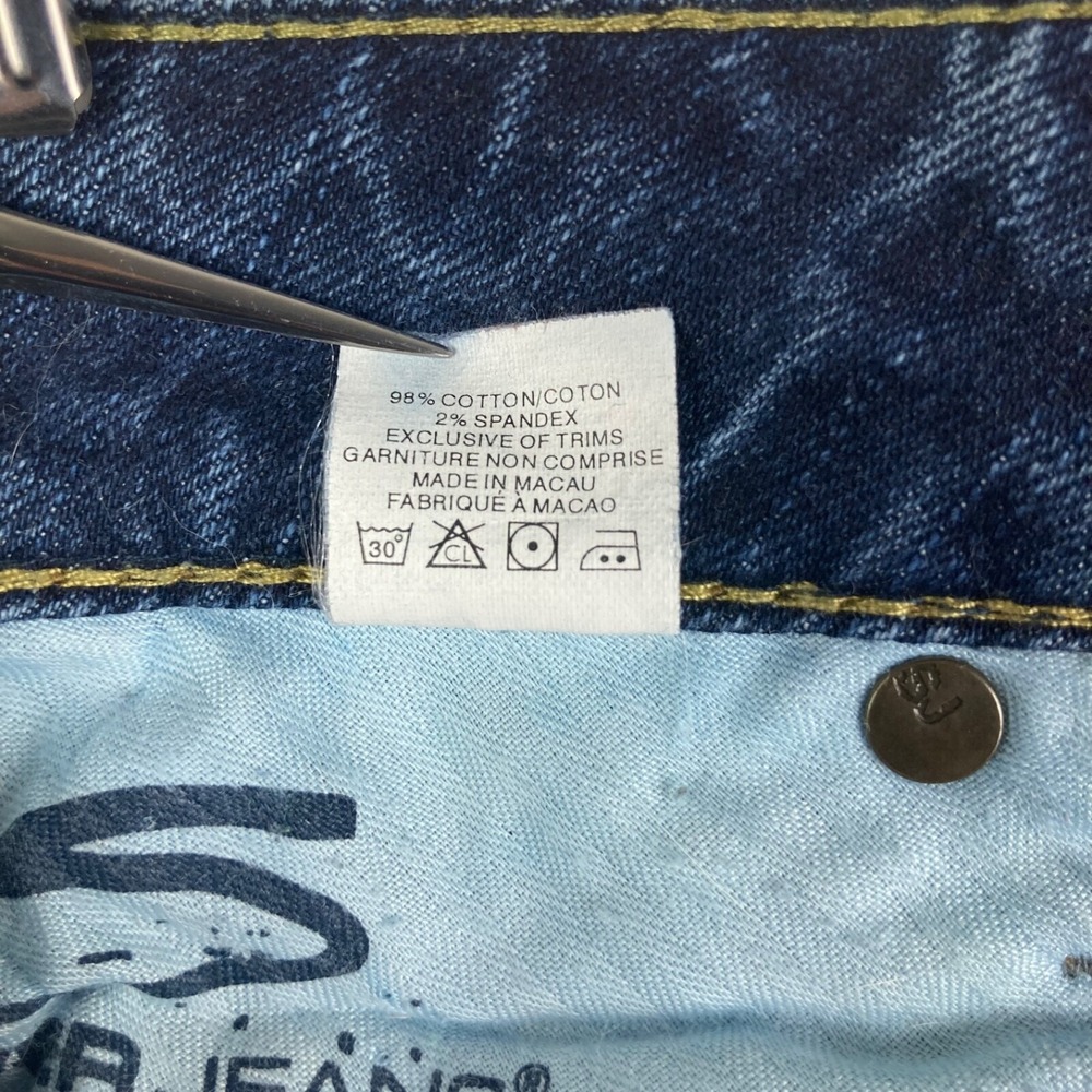 Silver Jeans Western Glove Works Lola Blue Jeans Cut Into Shorts Sz 28 - Picture 13 of 13